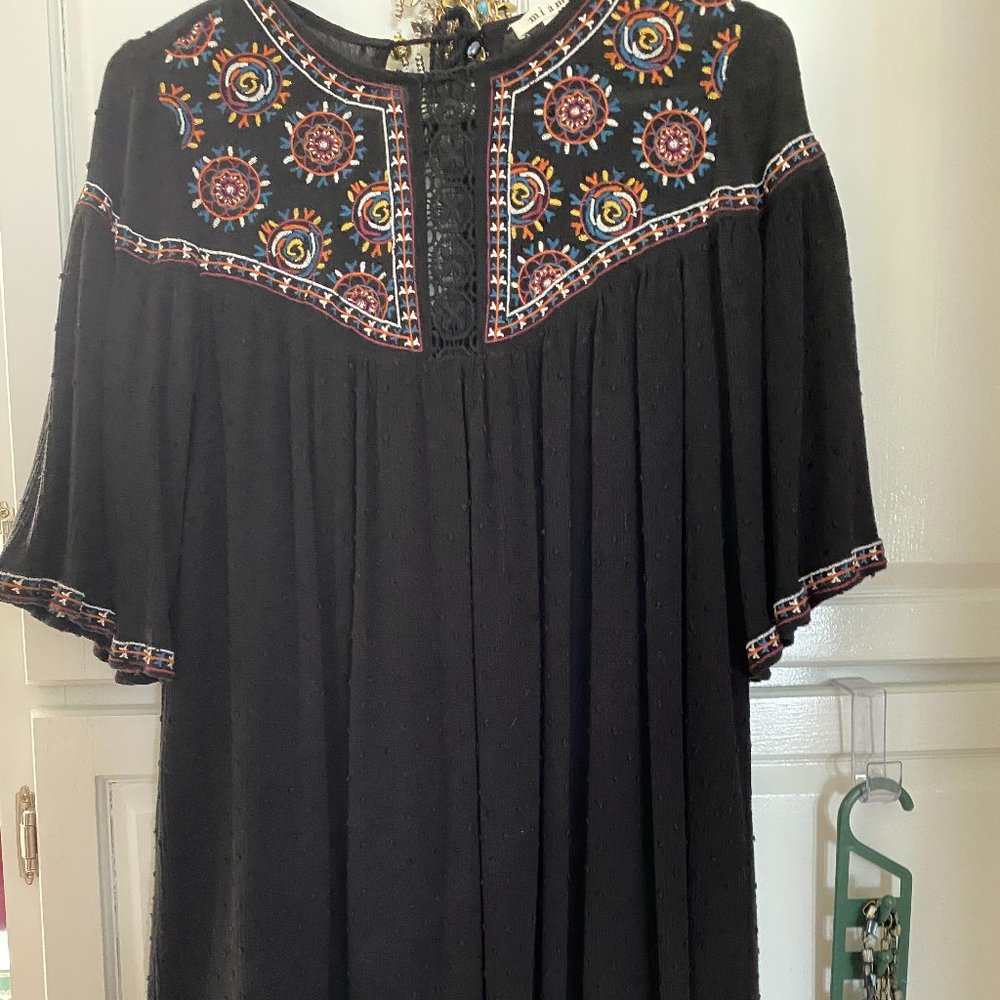 EUC MIAMI Black Tunic top XXS~